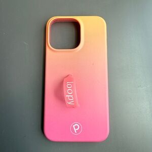 Loopy Case - iPhone 13 Pro Pink and Orange